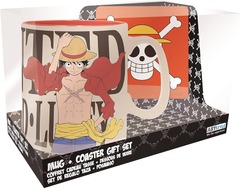 One Piece Luffy Mug and Coaster Set